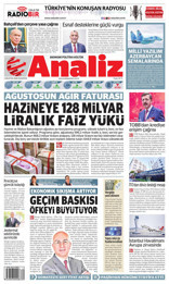 Analiz Gazetesi Manşeti