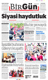 Birgün Gazetesi Manşeti