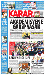 Karar Gazetesi Manşeti