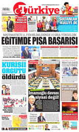Türkiye Gazetesi Manşeti