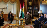 DEM Parti İmralı heyeti Kuzey Irak'ta! Mesut Barzani ile görüştüler