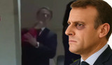 Fransa Cumhurbaşkanı Macron uçakta eşinden tokat yedi