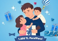 Halkbank Babalar Günü'ne Özel 1000 TL Parafpara Dağıtıyor!