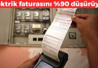 Elektrik faturalarını %90 düşürüyor! Faturalardan tasarruf etmek isteyenler denesin