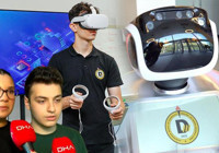 Yapay zeka eğitimi veren Türkiye'de ilk ve tek okul! Demirören Medya ve Teknoloji MTAL'de robotla tanıtım