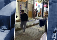 Üzerinde ne var ne yok çıkardı: Sokakta çıplak dolaşan Rus kamerada