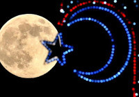 Van'ın Gürpınar ilçesinde süper ay görüntülendi