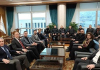 Galatasaraylı yöneticiler deprem bölgesini ziyaret etti