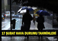 17 ŞUBAT HAVA DURUMU TAHMİNLERİ: İl il hava durumu tahminleri! Salı günü havalar nasıl olacak?