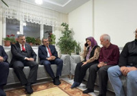 Bakan Tekin ve Bakan Çiftçi, cinayete kurban giden Fatma Nur öğretmenin ailesine taziyede bulundu
