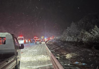 Kastamonu’da yoğun kar yağışı ulaşımı olumsuz etkiledi