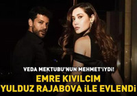 Veda Mektubu'nun Mehmet'iydi! Emre Kıvılcım, sevgilisi Yulduz Rajabova ile evlendi