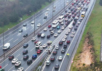 İstanbul'da "bayram dönüşü" trafiği!
