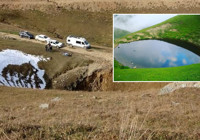 Gümüşhane'deki Dipsiz Göl'ün artık suyu yok