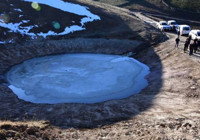 Dipsiz Göl'e su verilmeye başlandı