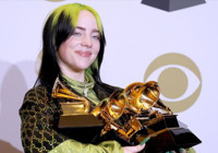 Billie Eilish 62. Grammy Ödülleri'ne damgasını vurdu