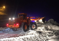 Zigana Dağı'nda çığ düştü...