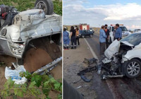 Köpeğe çarpmamak için şerit değiştirdi: 2 ölü, 3 yaralı