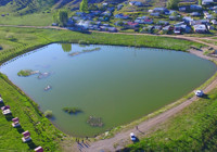 Ernek Yaylası'ndaki doğal göl, ilgi görüyor