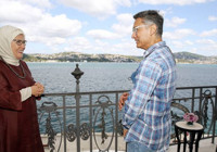 Emine Erdoğan, Hint sinemasının ünlü ismi Aamir Lhan'ı kabul etti