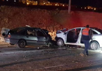 Kırşehir'de iki otomobil kafa kafaya çarpıştı: 1 ölü, 1 yaralı