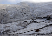 Zigana Dağı'nda seyirlik manzara oluştu