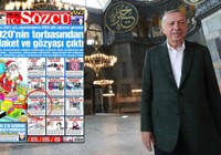 Erdoğan'dan Sözcü gazetesine, Ayasofya tepkisi