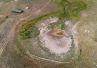 Dipsiz Göl ilk kez tamamen kurudu