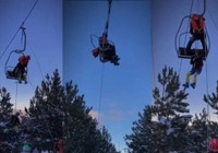 Palandöken’de telesiyejde mahsur kalan 17 kişi kurtarıldı