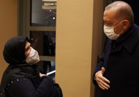 Cumhurbaşkanı Erdoğan 'Kesişme: İyi ki varsın Eren' filmini, Eren'in annesiyle izledi