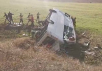 Amasya’da güreşçileri taşıyan midibüs devrildi: 1 ölü, 15 yaralı