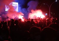 Trabzon'da galibiyet coşkusu