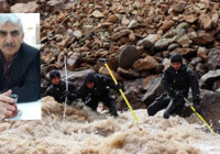 Oltu Çayı'nda kaybolan baba için Ankara'dan özel ekip