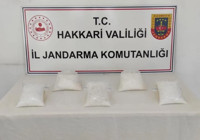 Hakkari'de 5 kilo metamfetamin ele geçirildi