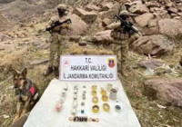Hakkari'de 16 adet patlayıcı ele geçirildi