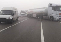 Kırşehirde buzlanma ve sis yüzünden 15 araç birbirine girdi: 2 ölü 7 yaralı...