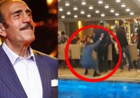 Mustafa Keser depremzedelere moral gecesinde havuza düştü!