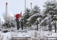 Erzurum'a nisan karı - Kenti beyaza bürüdü