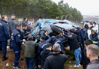 Eskişehir'de zincirleme trafik kazası: 12'si asker 14 yaralı