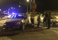 Amasya'da iki otomobil çarpıştı: 5 yaralı