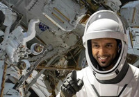 Uzay tarihine geçti: Uzay yürüyüşü yapan ilk Arap astronot oldu