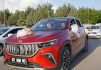 TOGG gelin arabası oldu