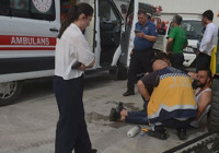 Fabrikada yangın! 8 kişi hastaneye kaldırıldı