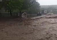 Eskişehir’in Seyitgazi ilçesinde sel felaketi