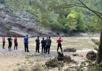 Zonguldak'ta dereye girip akıntıya kapıldı