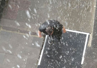 Erzurum'da sağanak sele neden oldu