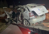 Şarampole uçan otomobilin sürücüsü öldü