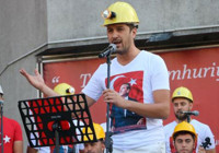 Zonguldak'ta madenciler, Cumhuriyet için sahnede