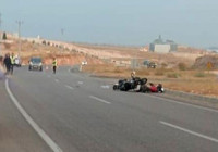Mardin'de 2 motosiklet çarpıştı: 2 yaralı
