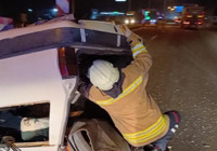 Mardin'de otomobil takla attı: 8 yaralı